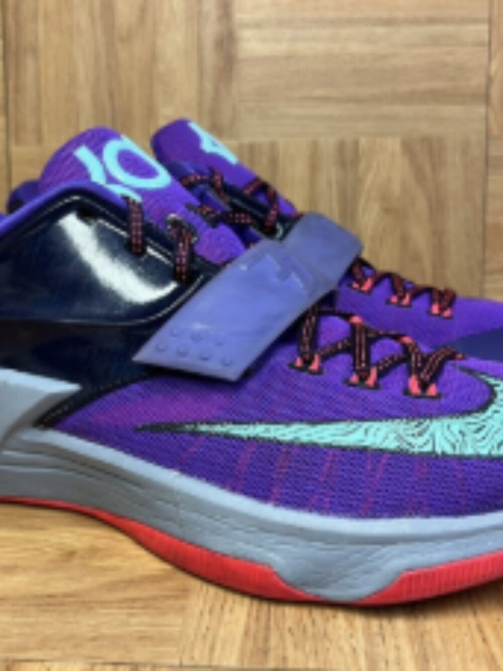Nike KD 7 “Lightning 534” Basketball Shoes – Men's Size 12 – Purple/Turquoise